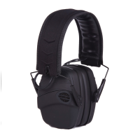 BenchMaster Rifleman Electronic Hearing Protector 25 dB, Black - RFTAC