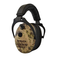 Pro Ears ReVO 25 dB Over the Head Hearing Protection Electronic Earmuff, Kryptek Highlander - ER300HI