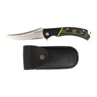 Remington Hunter Folding Knife Trailing Point, Black/Multi-Color Green - 15632