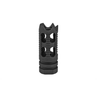 Yankee Hill Machine Co Phantom Muzzle Brake, Aggressive, Toothed, 1/2x28, Fits AR Rifles, Black - YHM-28-5M1