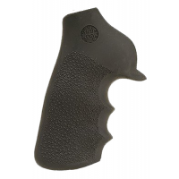 Hogue Tamer Grip w/ Finger Grooves for Ruger GP100/Super Redhawk Revolvers, Black - 80020