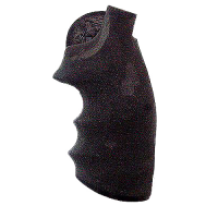 Hogue Monogrip w/ Finger Grooves for Ruger Redhawk Revolver, Black - 86000