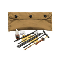 Kleenbore Modular Field Cleaning Kit, Coyote Tan - Complete Firearm Cleaning Solution - POU302T