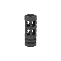 Yankee Hill Machine Co Phantom Muzzle Brake, Smooth, 1/2x28, Fits AR Rifles, Black - YHM-28-5M2