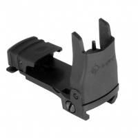 MFT Front Back Up Polymer Flip Up Sight w/Sight Elevation Adjustment, Black - BUPSWFBLK