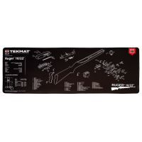 TekMat Ruger 1022 Ultra Premium Gun Cleaning Mat, 44" W x 15" Hx 0.25" T, Black/White - R44-1022