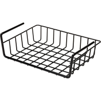 SnapSafe Hanging Shelf Document Basket, Black - 76012