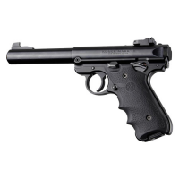 Hogue Grip w/ Finger Grooves for Ruger MK IV Pistol, Black - 79000