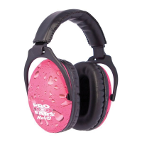 Pro Ears ReVO 25 dB Youth Hearing Protection Passive Earmuff, Pink Rain - PE26UY016