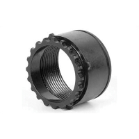 LBE Unlimited AR 308 Barrel Nut, Black - ARBNT308