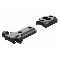 Leupold STD 2pc Mount Set for Ruger Amer. Rifle Reversible Rear, Matte Black - 120092