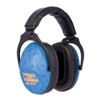 Pro Ears ReVO 25 dB Youth Hearing Protection Passive Earmuff, Blue Diamond Plate - PE26UY010