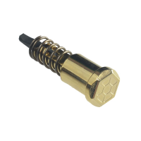 Strike Industries AR-15 Forward Assist Assembly W/ Hex Head Design, Gold Coating - SI-AR-FA-GC