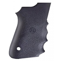 Hogue Grip w/ Finger Grooves for S&W 6906, Shorty 40 Pistols, Black - 69000