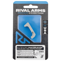 Rival Arms Extended Magazine Release for Glock Gen4, Matte Clear Anodized - RA-RA72G002D