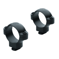 Leupold Dual Dovetail Super High 1" Tube Ring Set, Matte Black Steel - 49919