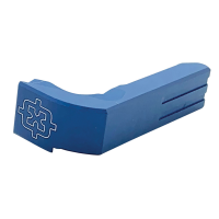 Cross Armory Glock 17/19/22/23/24 and P80 Aluminum Extended Magazine Catch, Blue - CRGMCBL