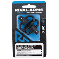 Rival Arms Quick Detach FL Swivel Set for QD Swivel Mounts, Black - RA-RA92S2A