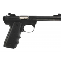 Hogue Grip w/ Finger Grooves for Ruger MK III 22/45 Pistols, Black - 82080