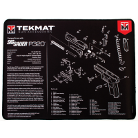 TekMat Sig Sauer P320 Ultra Premium Gun Cleaning Mat, 20" W x 15" Hx 0.25" T, Black/White - R20-SIGP320