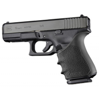 Hogue HandAll Beavertail Grip Sleeve for Glock 19/23/32/38 (Gen 1-2-5) Pistols, Black - 17050