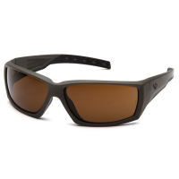 Pyramex Safety Overwatch Wraparound Eyewear, Bronze H2X Anti-Fog Lens - VGSG718T