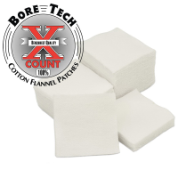 Bore Tech X-Count Square Cleaning Patches, .308/.338/.40 Cal/.10mm/.44/.45, 500/pack - BTPT-2-S500