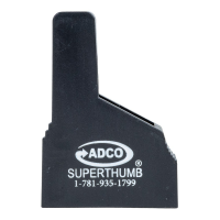 ADCO Super Thumb Single Stack .380 ACP Polymer Magazine Loader, Black - ST6