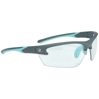 Radians Lowset Ladies Glasses With Aqua And Charcoal Frame, Clear - WS2310CS