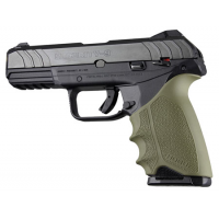 Hogue HandAll Beavertail Grip Sleeve for Ruger Security 9 Pistol, Olive Drab Green - 17701