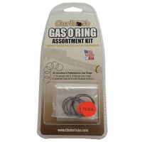 Carlson's Choke Tubes Gas O-Ring Assortment Kit, Black/Silver - 00066