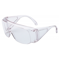 Howard Leight HL100 Shooter's Wraparound 1-Piece Safety Eyewear, Clear Lens, 4/case - R-01701