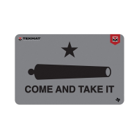 TekMat Come And Take It Rubber Cleaning Mat 11" x 0.13", Black/Gray - TEKR17CATIC