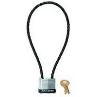 Master Lock Braided Cable Gun Lock, Black - 107DSPT