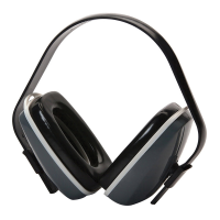 Pyramex Foam/Nylon Passive Earmuff - Adult/23 dB in Sleek Black/Gray - PM2010