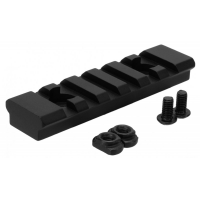 TacFire 7 Slot M-LOK Picatinny Rail Section, Black - MAR105M