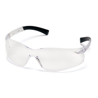 Pyramex Safety Ztek Retail Wraparound Scratch-Resistant Shooting Glasses/Ear Plugs, Clear Lens - PYS2510SDP