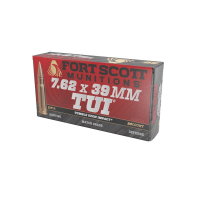 Fort Scott Munitions Tumble Upon Impact 7.62x39mm 117 gr Ammo SPS - 20rds - 762X39117SCV