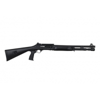 Panzer Arms M4 Tactical 12 Gauge Shotgun 18.5" Semi Auto, Black - PAM4TSSB