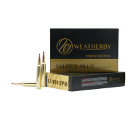 Weatherby Select Plus 6.5 Weatherby RPM 127 gr Ammo Barnes LRX Lead-Free - 20rds - B65RPM127LRX