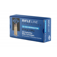 Prvi Partizan .22-250 Remington SP 55gr 20 Rounds Ammunition - PP22250