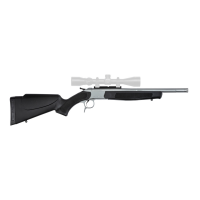 CVA Scout .300 AAC Blackout Single Shot Rifle, 16.5" Barrel, Silver - CR4818S