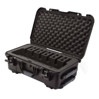 Nanuk 935 NK-7 6 UP Gun Resin Case with Cubed Foam - Secure Your Weapons in Black - 935-6UP1