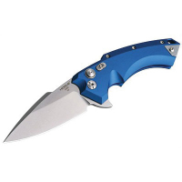 Hogue X5 3.5" Spear Point Folding Knife, Blue - 34573-EXLRSR