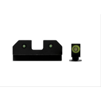 XS Sights RAM Night Sight for Glock 42 and 43 Pistols, Green Front/Black Rear - GL-R014P-6G