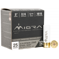 Migra Staxd 3" 2/4 1 1/4oz. 12 Gauge Ammo, 25rds - M-12S2-4