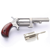 North American Arms Sidewinder Small 2.5" .22 Mag/.22lr Revolver, SS - SWC250