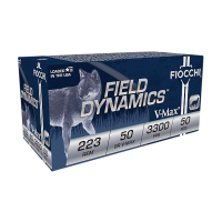 Fiocchi Field Dynamics .223 Remington 50gr V-MAX Ammo, 50rds - 223HVA50