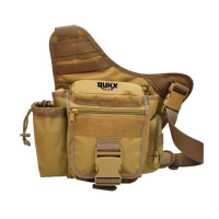 Rukx Gear 600D Polyester Single Strap Sling Bag - Tan for Stylish and Practical Carry - ATICTSBT