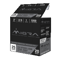 Migra Staxd Load 20 Gauge 3" 1oz. 2-4 Shot Ammo - M-20S2-4